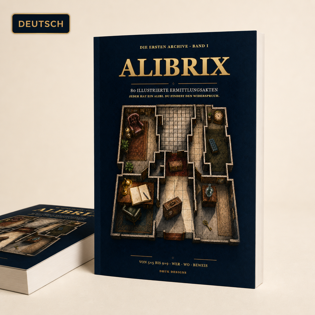 ALIBRIX Band I deutsches physisches Rätselbuch mit neuestem Cover