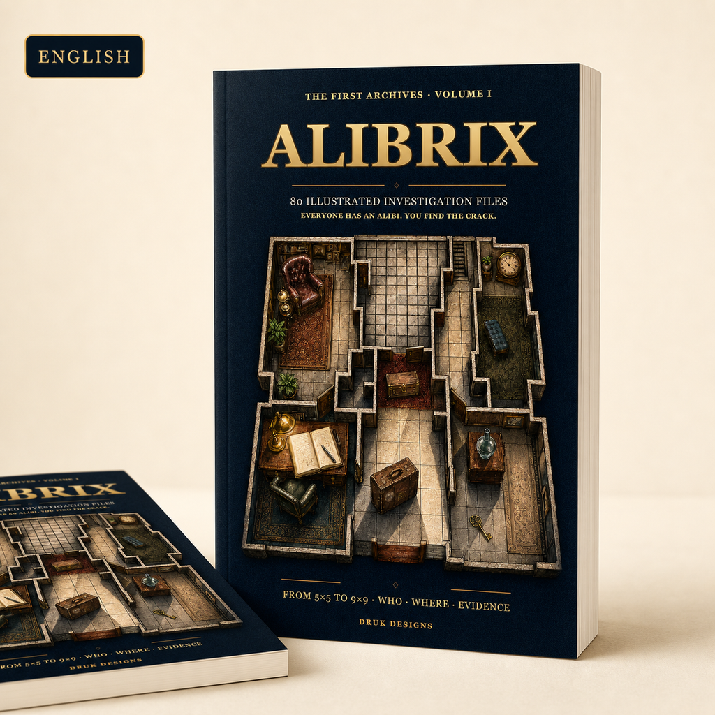 ALIBRIX Volume I English physical puzzle book with latest cover