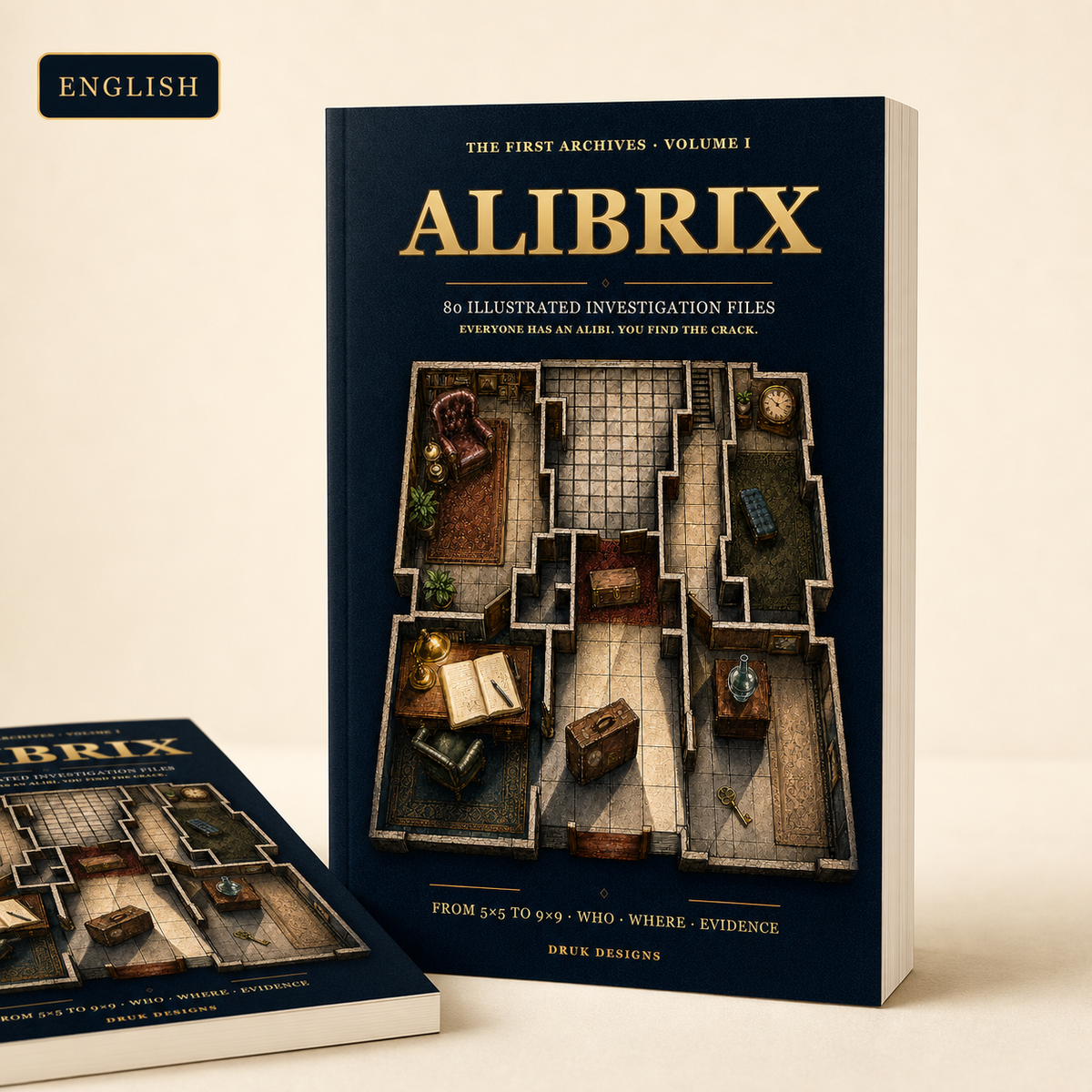 ALIBRIX Volume I English physical puzzle book with latest cover