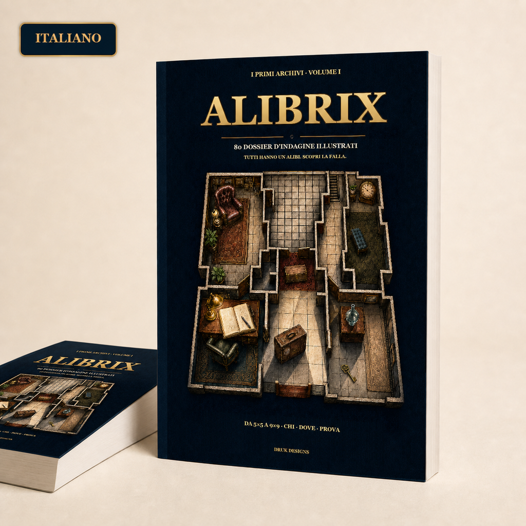 ALIBRIX Volume I – libro fisico di enigmi in italiano
