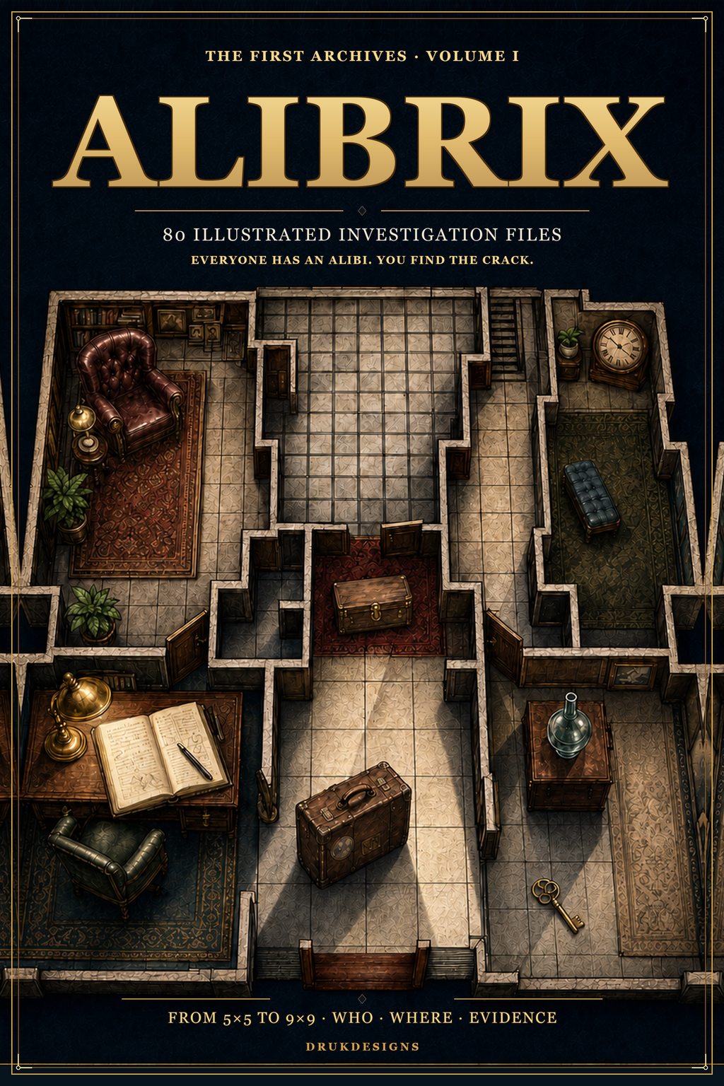 ALIBRIX Volume I English front cover in 6 × 9 inch format