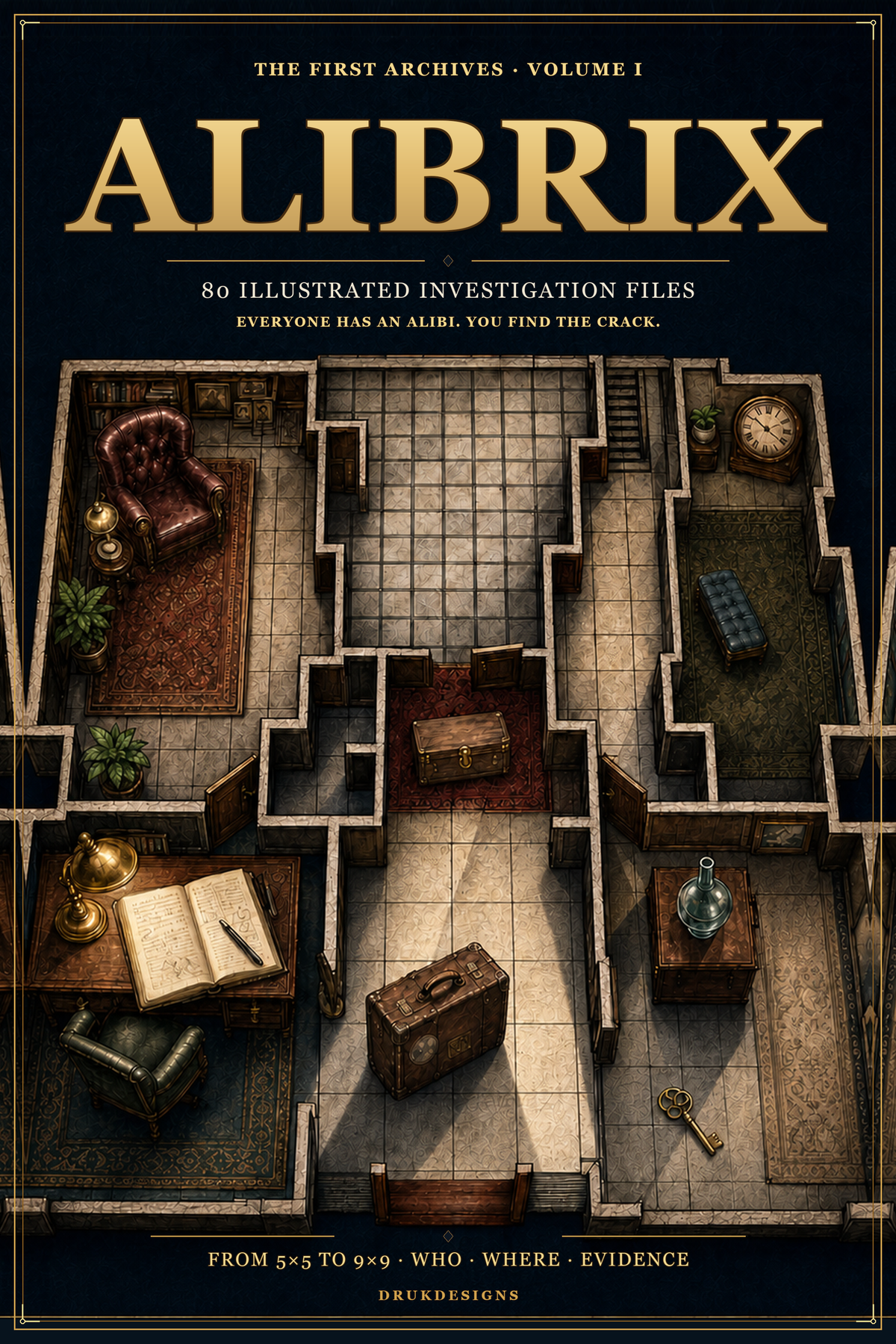 ALIBRIX Volume I English front cover in 6 × 9 inch format