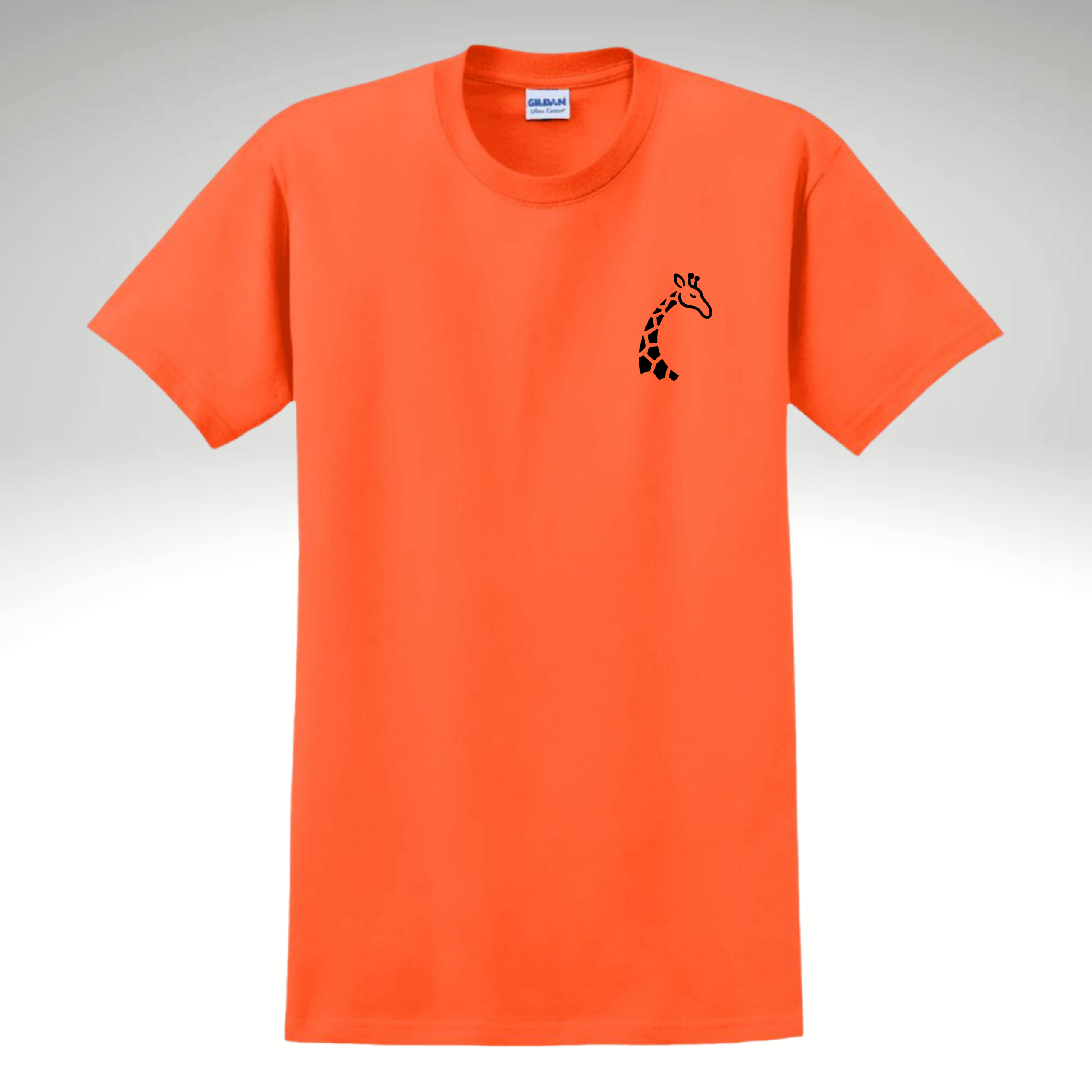 Vrolijke Deuntjes T-shirt Oranje | Heren | Zwarte bedrukking