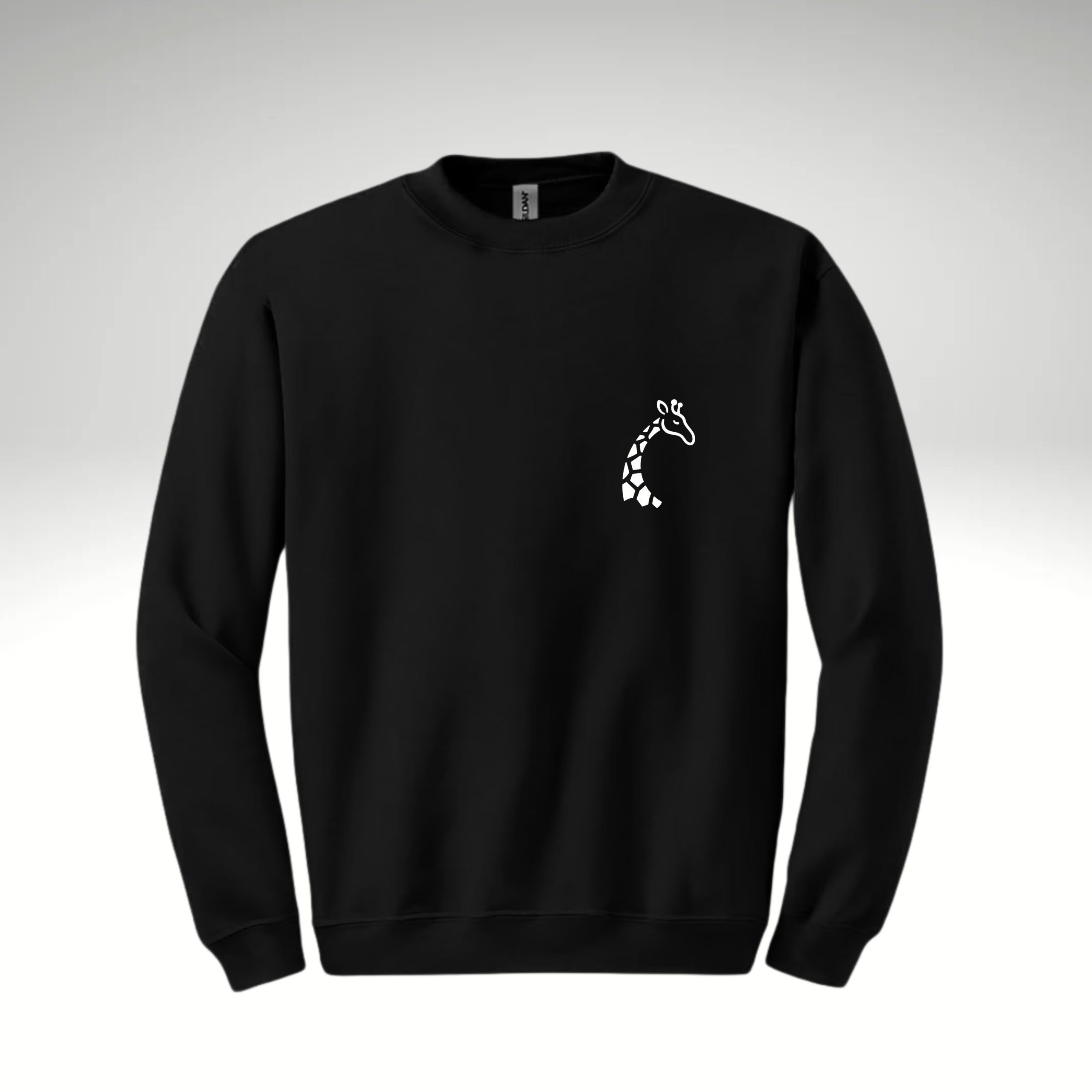 Vrolijke Deuntjes Sweater Zwart | Witte bedrukking